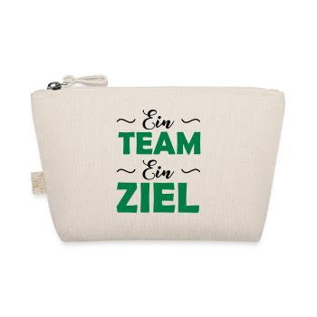 ein_team_ein_ziel_2 - Bio-Täschchen - Natur - Vorne