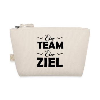 ein_team_ein_ziel - Bio-Täschchen - Natur - Vorne