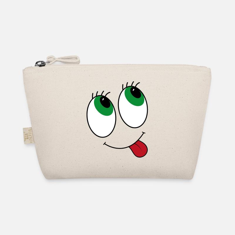 Comic-style eyes Organic Pouch