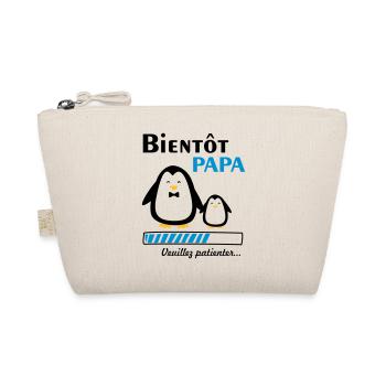bientôt papa pingouin,futur père - Trousse biologique - nature - Devant