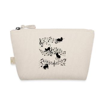 Note de musique et chat - Trousse biologique - nature - Devant