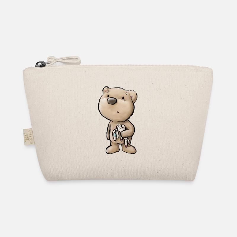 Bear with stuffed Organic Pouch