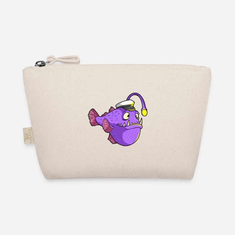 Fish with a flashlight Organic Pouch