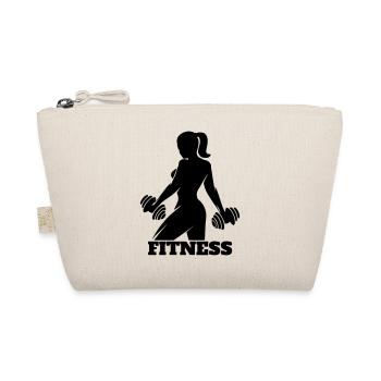 Fitness gym gym gym fitness center - Organic Pouch - nature - Front