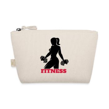 Fitness gym gym gym fitness center - Organic Pouch - nature - Front