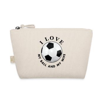 Football Sayings Humor - Organic Pouch - nature - Front