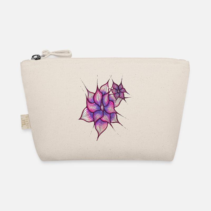 Vulva Blume Bio-Täschchen