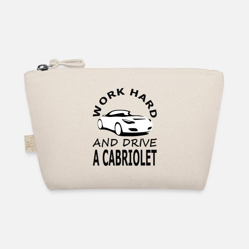 Cabrio fahren Cabriofahrer Cabriolet Geschenk - Bio-Täschchen - Natur