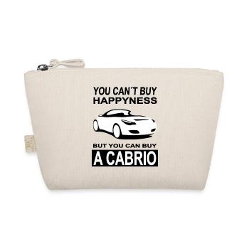 Cabrio fahren Cabriofahrer Sportwagen Geschenk - Bio-Täschchen - Natur - Vorne