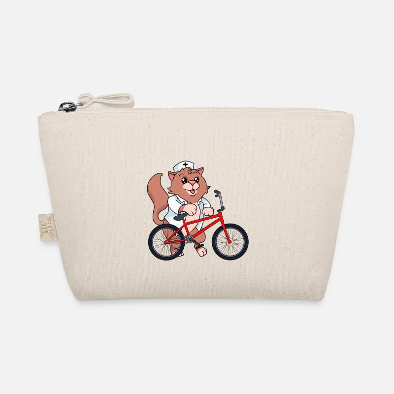 Krankenschwester Katze Notruf BMX Einsatz Rad Arzt Bio-Täschchen