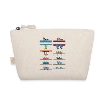 Kings Island Coaster Car Design - Organic Pouch - nature - Front