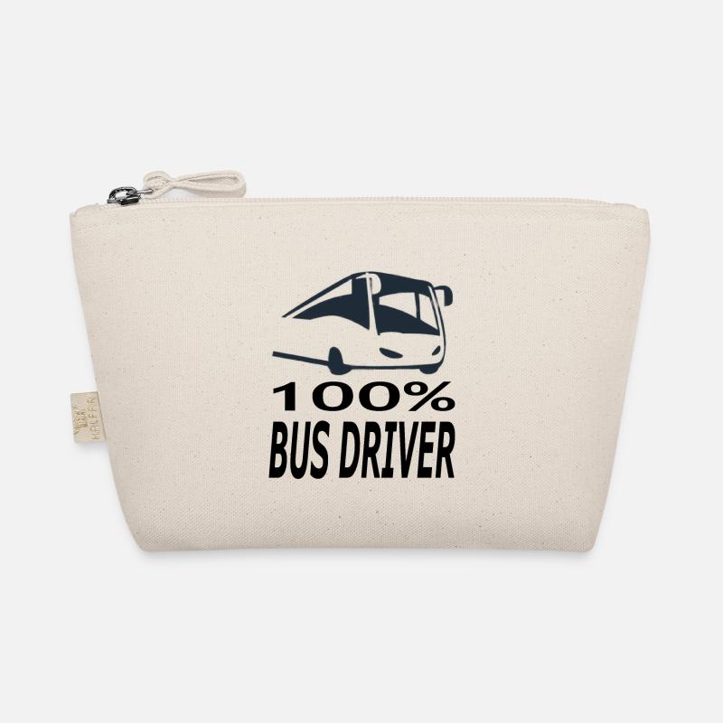 stolzer Busfahrer 100 prozent Busfahrer Geschenk Bio-Täschchen