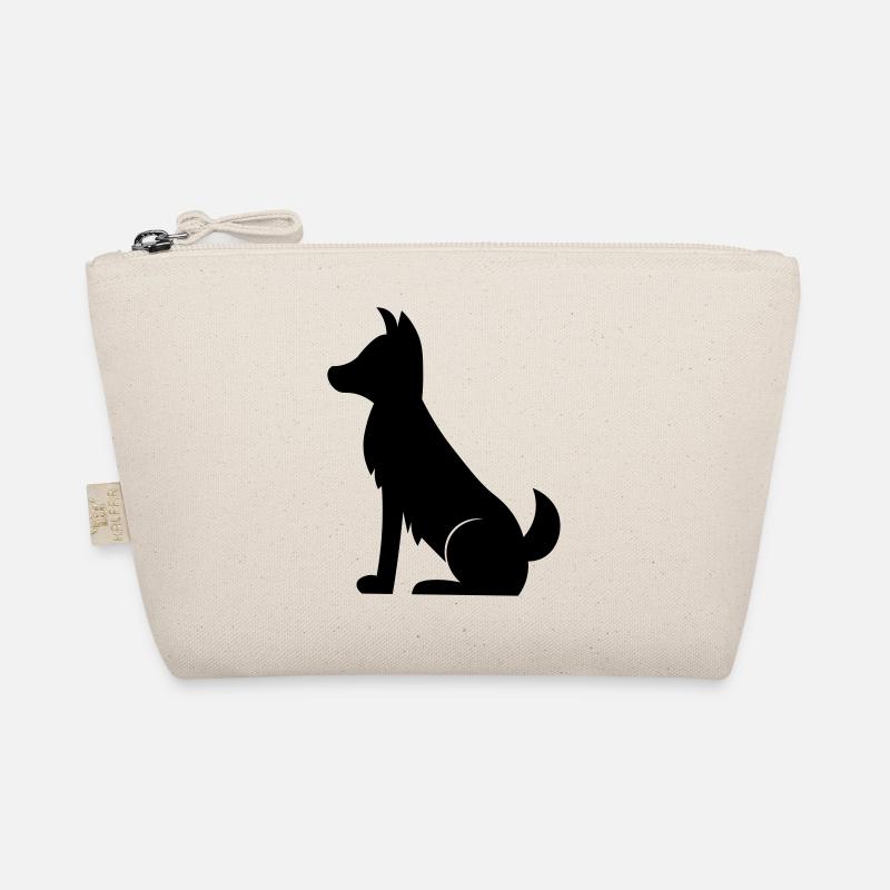 Chien noir simple / chien noir simple - Trousse biologique - nature