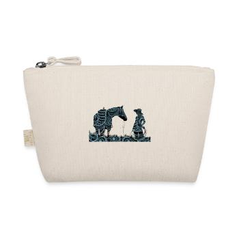 Fille avec cheval western - Trousse biologique - nature - Devant