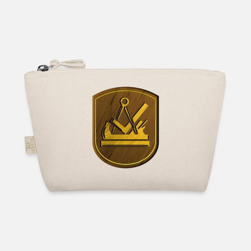 Guilde signe charpentier charpentier emblème bois 3D Trousse biologique
