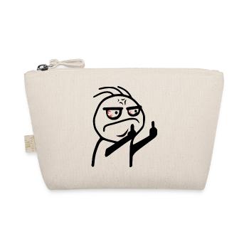 Doigt d’honneur Meme Fuck You Stick Figure - Trousse biologique - nature - Devant