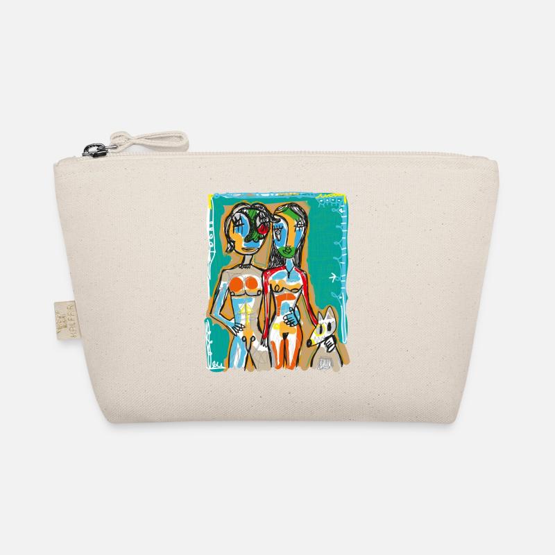 Ehepaar mit Hund Bio-Täschchen