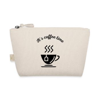 It's coffee time Kaffeezeit - Bio-Täschchen - Natur - Vorne
