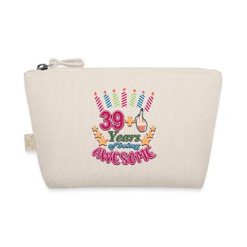 40e anniversaire cadeau pour les femmes, 39+ drôle, 40 ans - Trousse biologique - nature - Devant