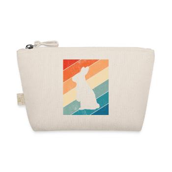 Lapin Lapin Lapin de Pâques Cadeau Rétro Lapin - Trousse biologique - nature - Devant