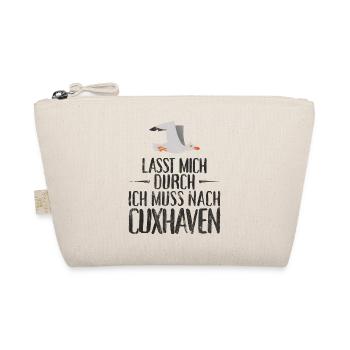 Lasst mich durch ich muss nach Cuxhaven Möwe - Bio-Täschchen - Natur - Vorne