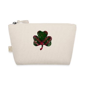 Liebe St Patricks Tag / Jungen Kleeblatt Vintage Geschenke - Bio-Täschchen - Natur - Vorne