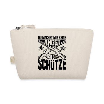 Sportschütze Schütze Schützenkönig Jäger Lustig - Bio-Täschchen - Natur - Vorne