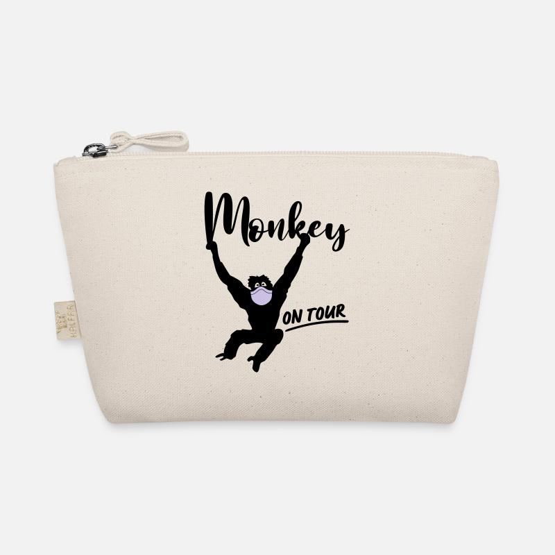 Monkey Monkey Mask Corona On Tour Organic Pouch