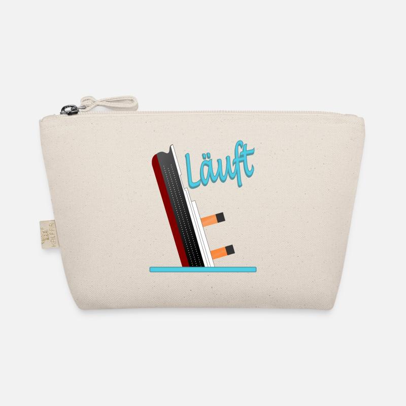 Läuft-Titanic-Version 1 - Bio-Täschchen - Natur