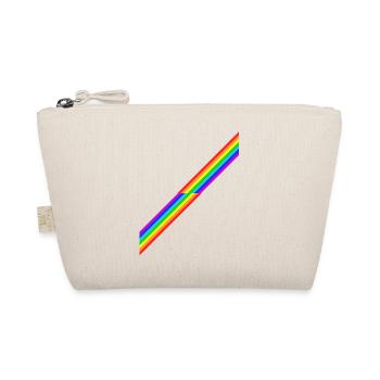 Rainbow Rainbow Retro Gift - Organic Pouch - nature - Front
