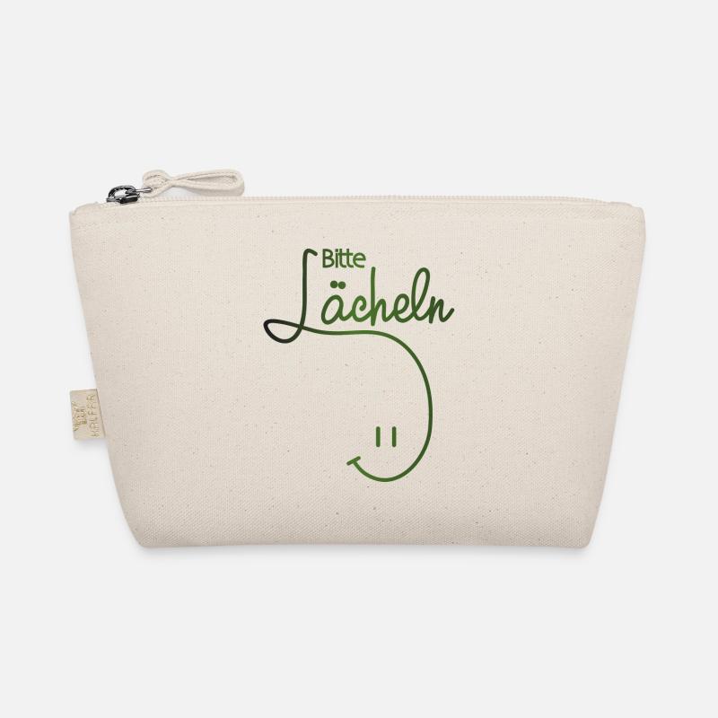 please smile - Bio-Täschchen - Natur