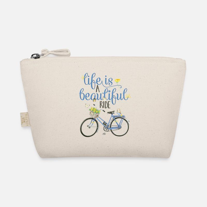 Bicycle in spring Organic Pouch