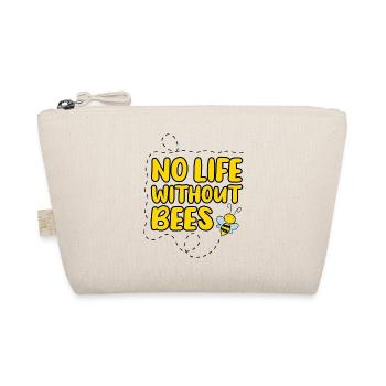 No Life Without Bees - Save the Bees - Organic Pouch - nature - Front