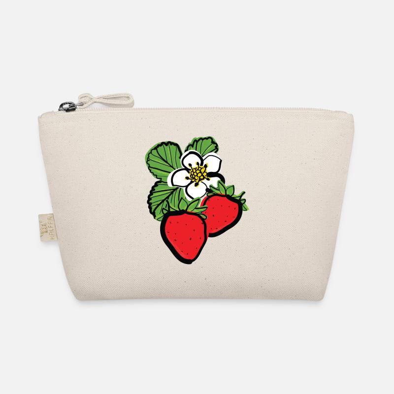 Erdbeeren Früchte - Bio-Täschchen - Natur