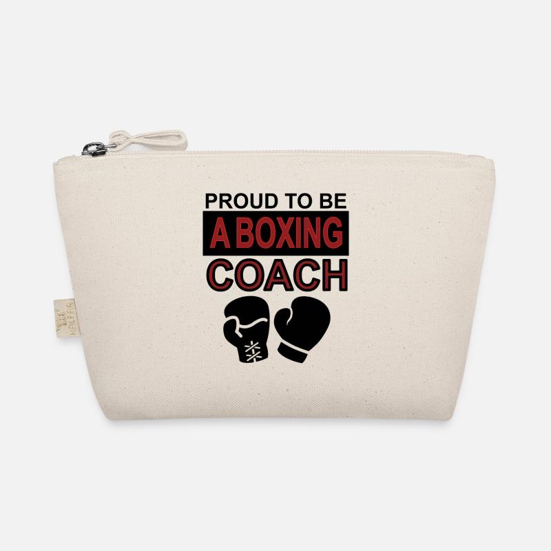 stolzer Boxtrainer Boxhandschuhe k.o Boxer Faust Bio-Täschchen