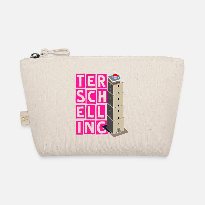 Terschelling Brandaris Pink - Bio-Täschchen - Natur