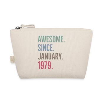 Awesome Since January 1979 - Organic Pouch - nature - Front