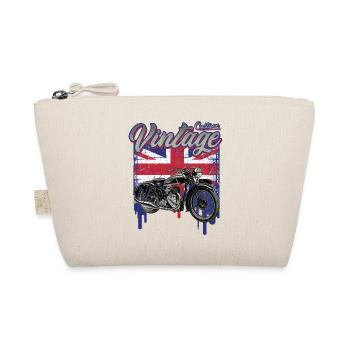 classic moto retro - Organic Pouch - nature - Front