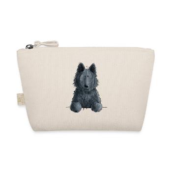 Happy Groenendael I chien tête I BD - Trousse biologique - nature - Devant