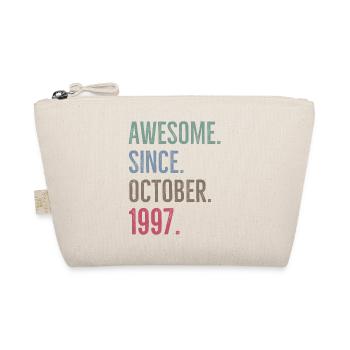 Awesome Since October 1997 - Organic Pouch - nature - Front