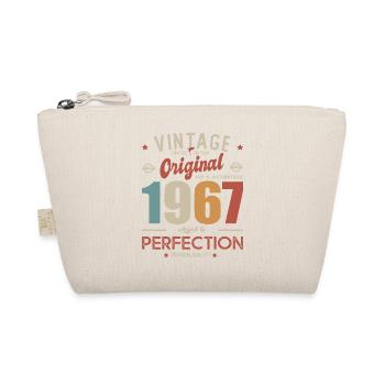 vintage original 1967 born in 67 years 55 years - Organic Pouch - nature - Front