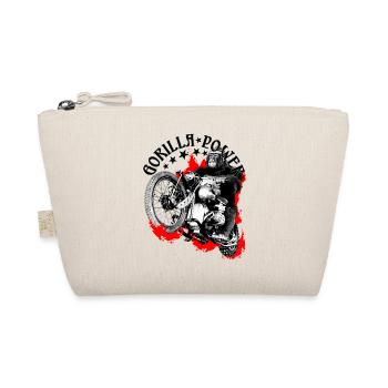 Gorilla Biker Power Motorcycle - Organic Pouch - nature - Front