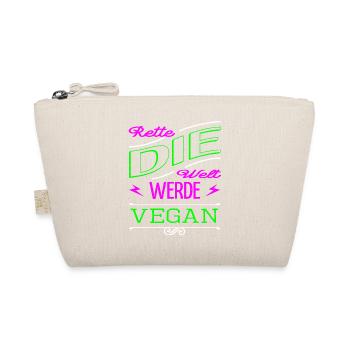 rights bio naturschutz grünes leben witzig schwein - Bio-Täschchen - Natur - Vorne