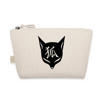 Black manga fox - Organic Pouch - nature - Front