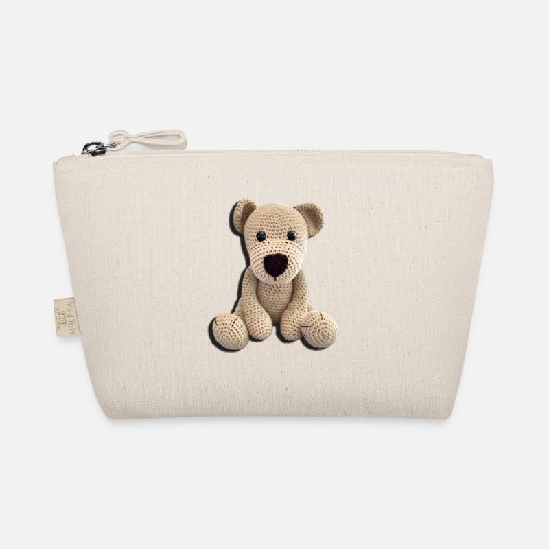 Teddy - Teddybär - Knopfaugen - Bio-Täschchen - Natur