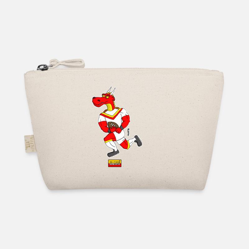 Catalan dragon rugby player - Organic Pouch - nature