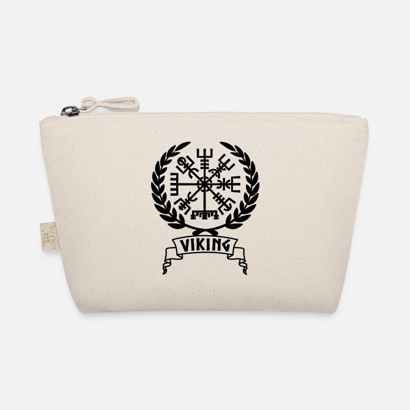 Vegvisir Viking compass in Vikng banner Organic Pouch