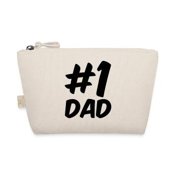 #1 Dad - Bio-Täschchen - Natur - Vorne