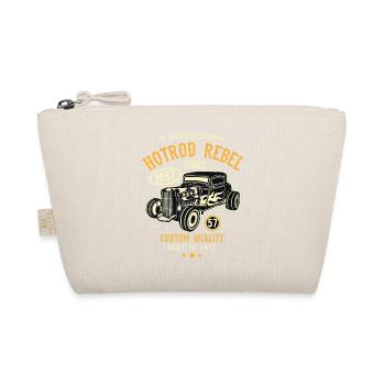 An American original Hotrod Rebel Hot Rod - Bio-Täschchen - Natur - Vorne