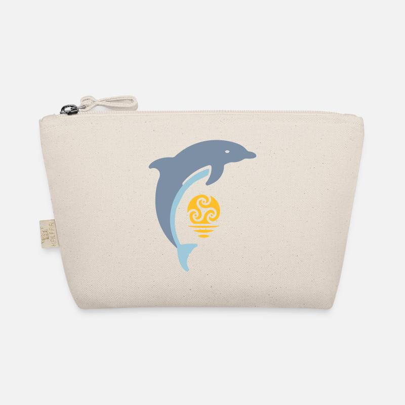Tribal dolphin Bio-Täschchen